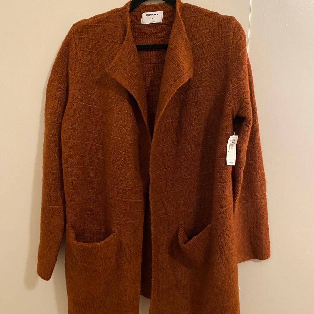 Old Navy Brown Coatigan